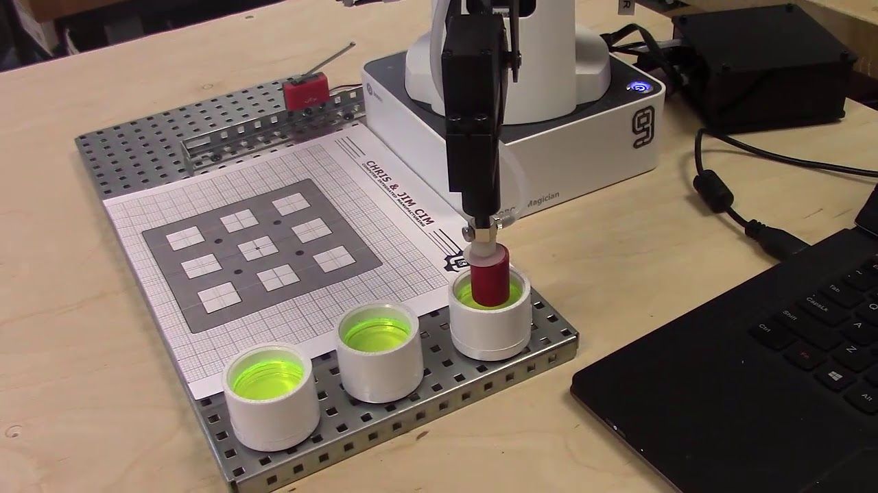 Dipping with the Dobot Magician